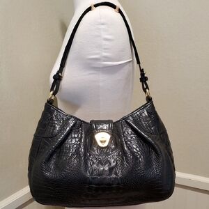 Brahmin Melbourne Croc Shoulder Bag